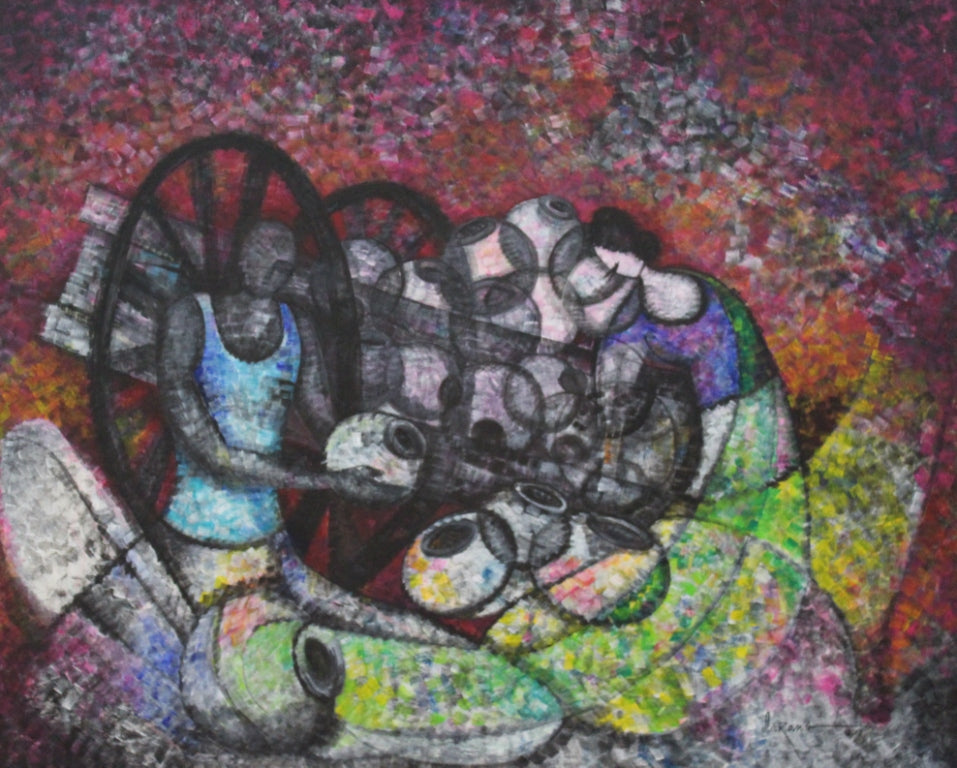 COUPLET I 58 X 48 I ACRYLIC ON CANVAS – SARANG SINGLA