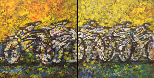 SPEED I 48 X 24 I ACRYLIC ON CANVAS
